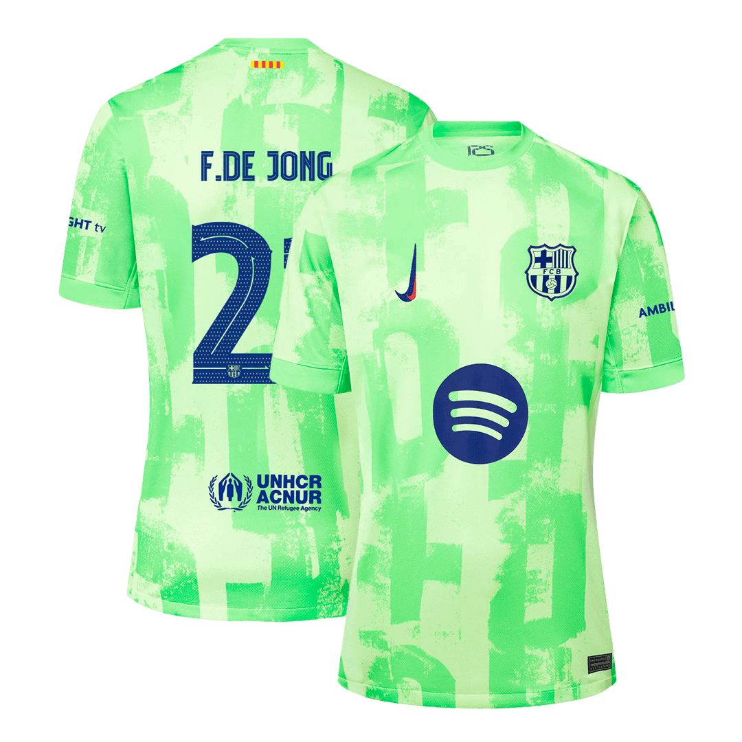 Třetí Fotbalový Dres Barcelona 24/25 F.DE JONG #21