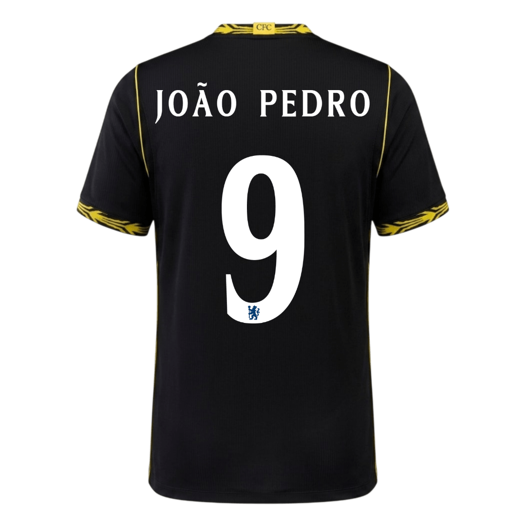 Chelsea venkovní fotbalový dres 2026/27 JOÃO PEDRO #9 UCL