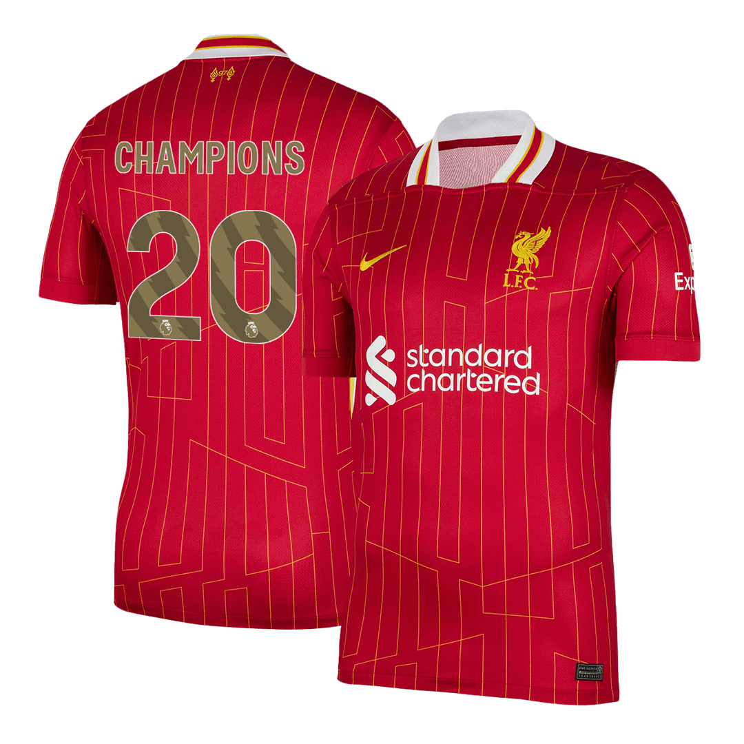 Domácí Fotbalový Dres Liverpool 24/25 CHAMPIONS #20