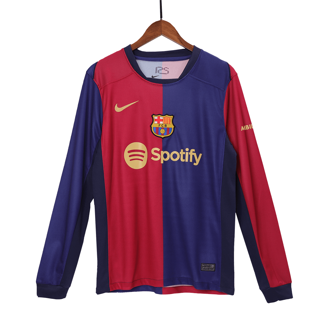 Domácí Fotbalový Dres Barcelona 24/25 Long Sleeve