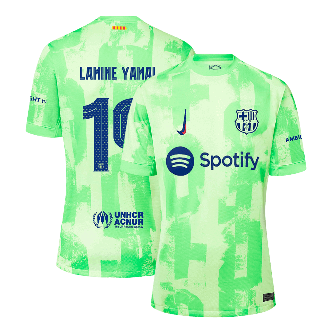 Třetí Fotbalový Dres Barcelona 24/25 LAMINE YAMAL #19 UCL