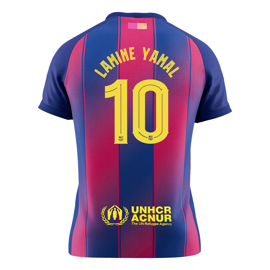 Domácí Fotbalový Dres Barcelona 25/26 LAMINE YAMAL #10 UCL