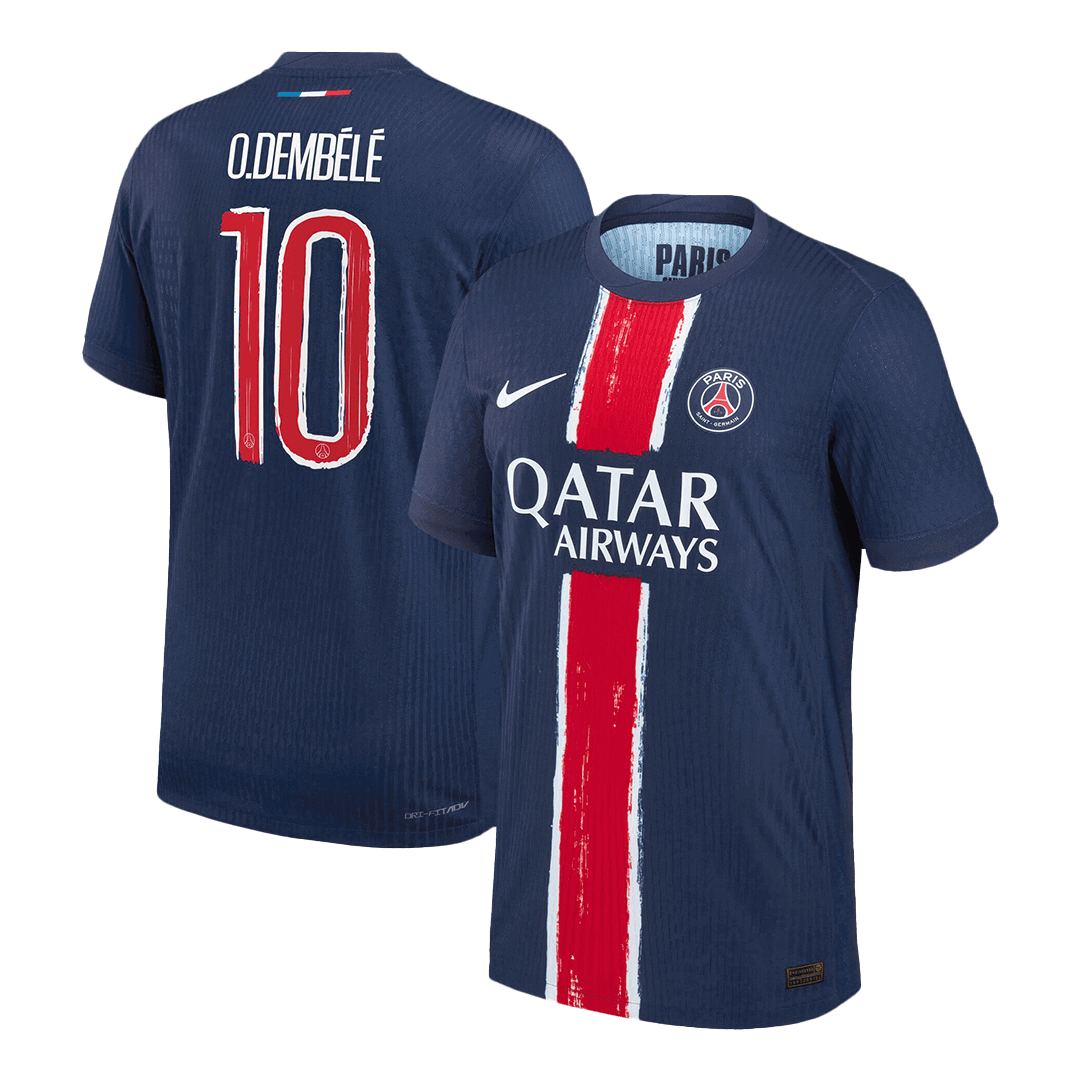 Domácí Fotbalový Dres PSG 24/25 Authentic O.DEMBÉLÉ #10 UCL