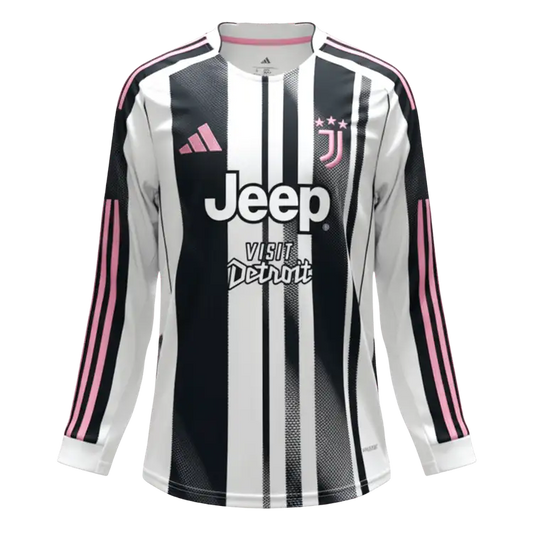 Juventus domácí fotbalový dres 2025/26 dlouhý rukáv