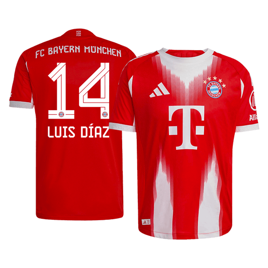 Domácí Fotbalový Dres Bayern Mnichov 25/26 Authentic LUIS DÍAZ #14