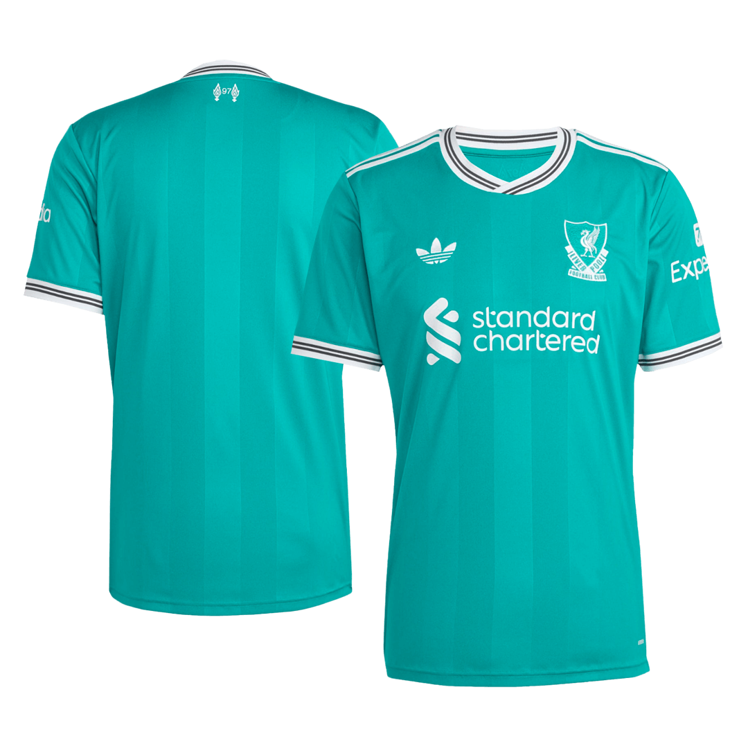 Liverpool třetí fotbalový dres 2025/26