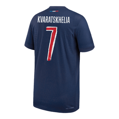 Domácí Fotbalový Dres PSG 24/25 Authentic KVARATSKHELIA #7 UCL