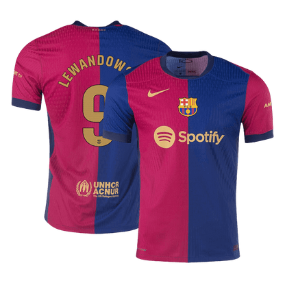 Domácí Fotbalový Dres Barcelona 24/25 Authentic LEWANDOWSKI #9
