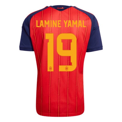 Španělsko domácí fotbalový dres MS 2026 LAMINE YAMAL #19
