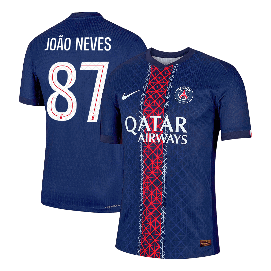 PSG domácí dres 2025/26 hráčská verze JOÃO NEVES #87