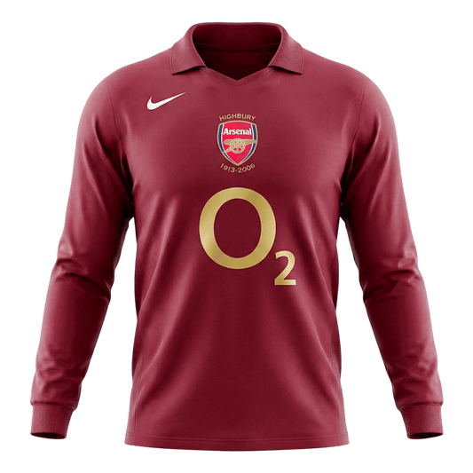 Arsenal domácí retro dres 2005/06 dlouhý rukáv
