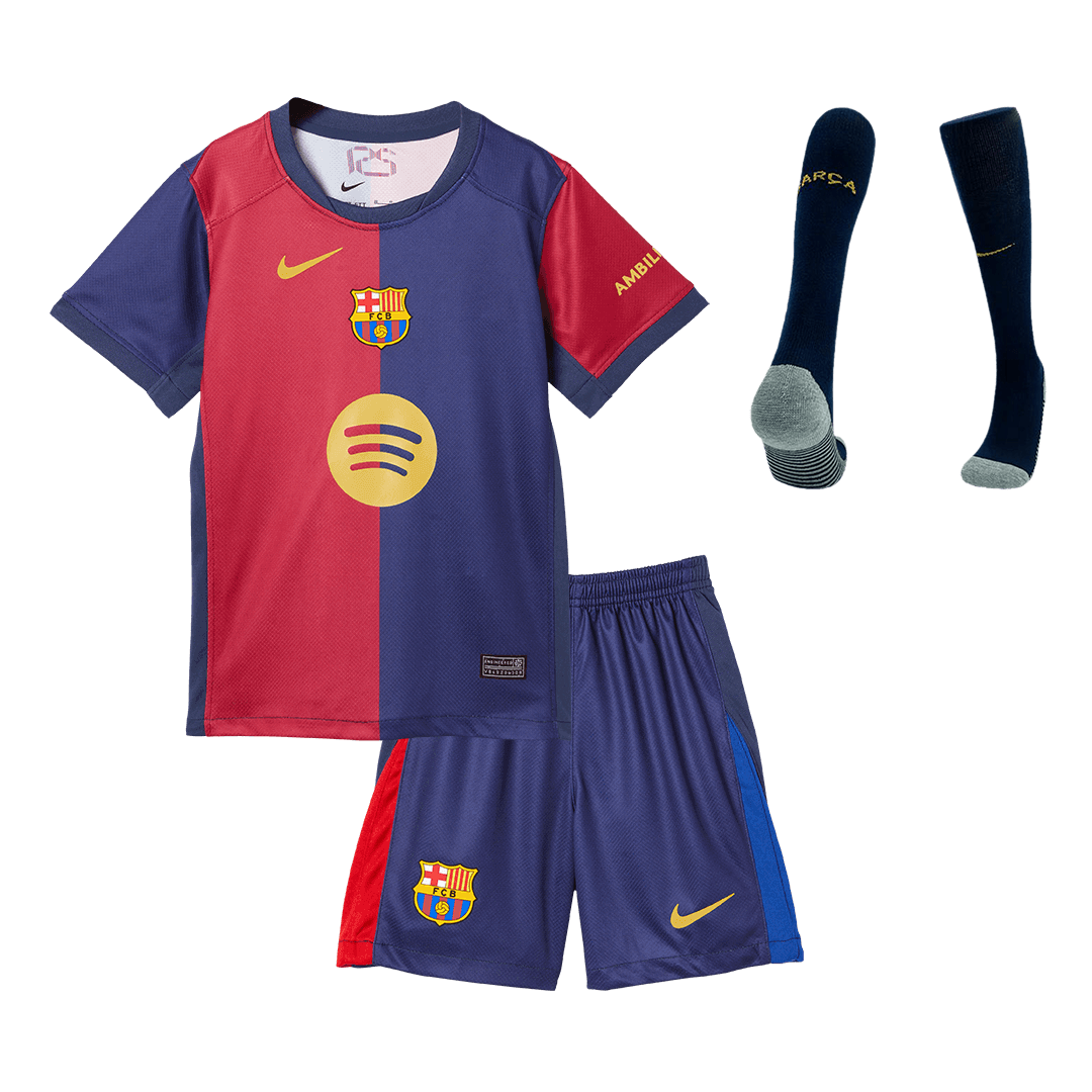 Dětská Domácí Fotbalový Souprava Barcelona 24/25