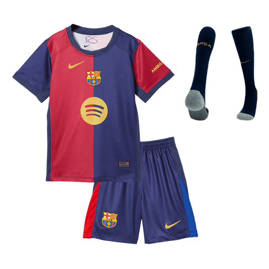 Dětská Domácí Fotbalový Souprava Barcelona 24/25