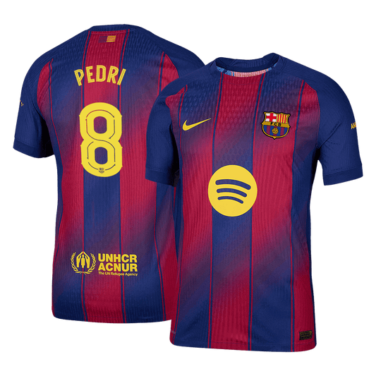 Domácí Fotbalový Dres Barcelona 25/26 Authentic PEDRI #8 UCL