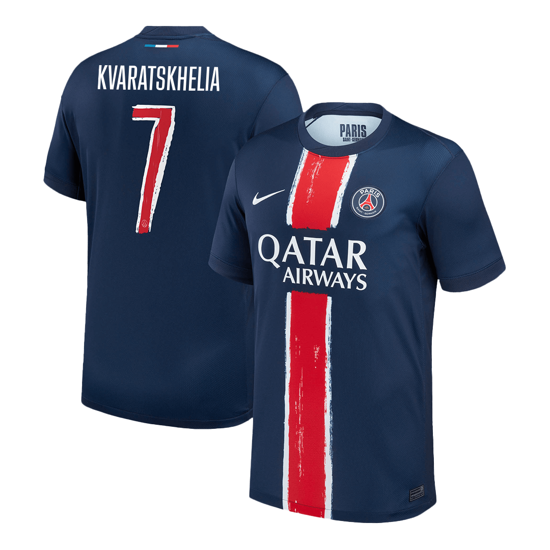 Domácí Fotbalový Dres PSG 24/25 KVARATSKHELIA #7 UCL