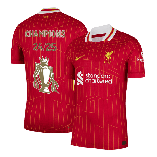 Domácí Fotbalový Dres Liverpool Authentic CHAMPIONS 24/25