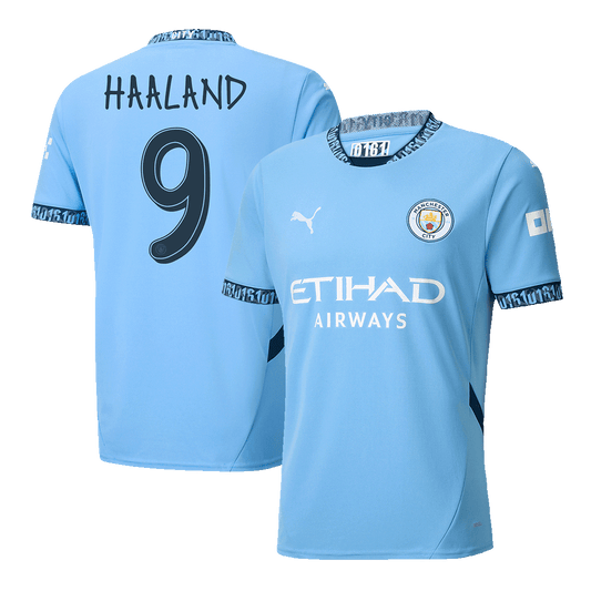 Domácí Fotbalový Dres Manchester City 24/25 HAALAND #9 UCL