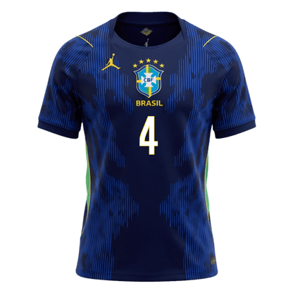 Brazílie venkovní fotbalový dres MS 2026 MARQUINHOS #4