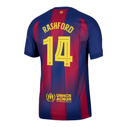 Domácí Fotbalový Dres Barcelona 25/26 Authentic RASHFORD #14 UCL