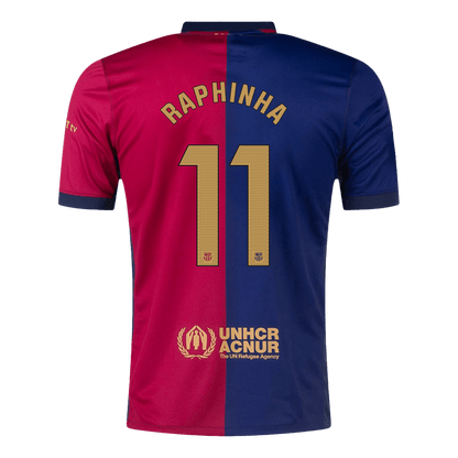 Domácí Fotbalový Dres Barcelona 24/25 RAPHINHA #11