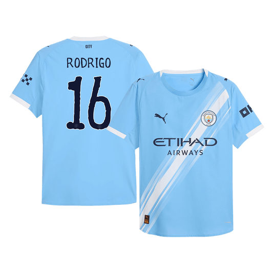 Domácí Fotbalový Dres Manchester City 25/26 Authentic RODRIGO #16