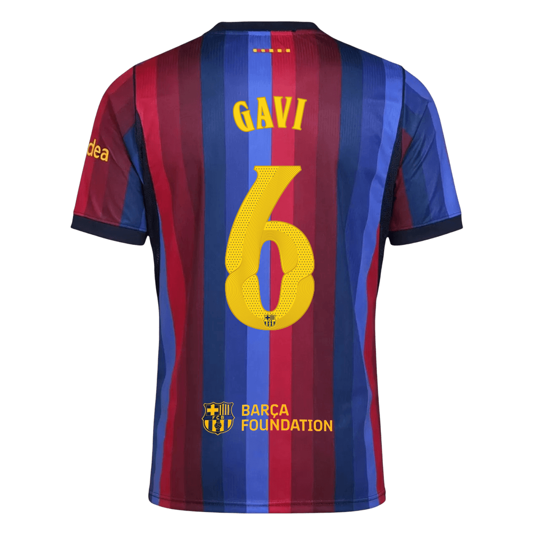 Barcelona domácí fotbalový dres 2026/27 GAVI #6 UCL