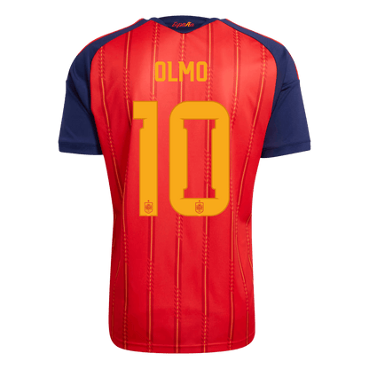 Španělsko domácí fotbalový dres MS 2026 OLMO #10