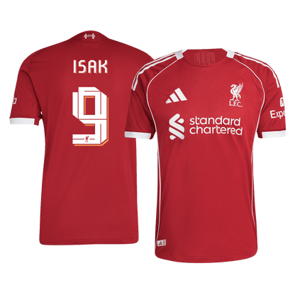Domácí Fotbalový Dres Liverpool Authentic ISAK #9 UCL