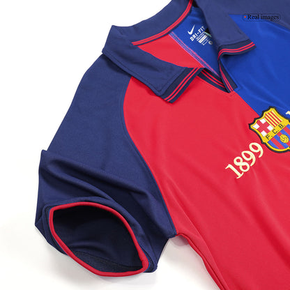 Domácí Retro Dres Barcelona 1999/00 KLUIVERT #9 - 100th Anniversary