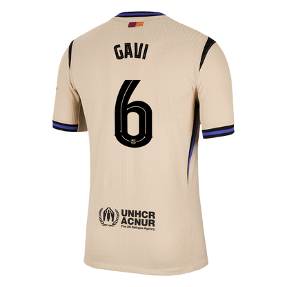 Venkovní Fotbalový Dres Barcelona 25/26 Authentic GAVI #6 UCL