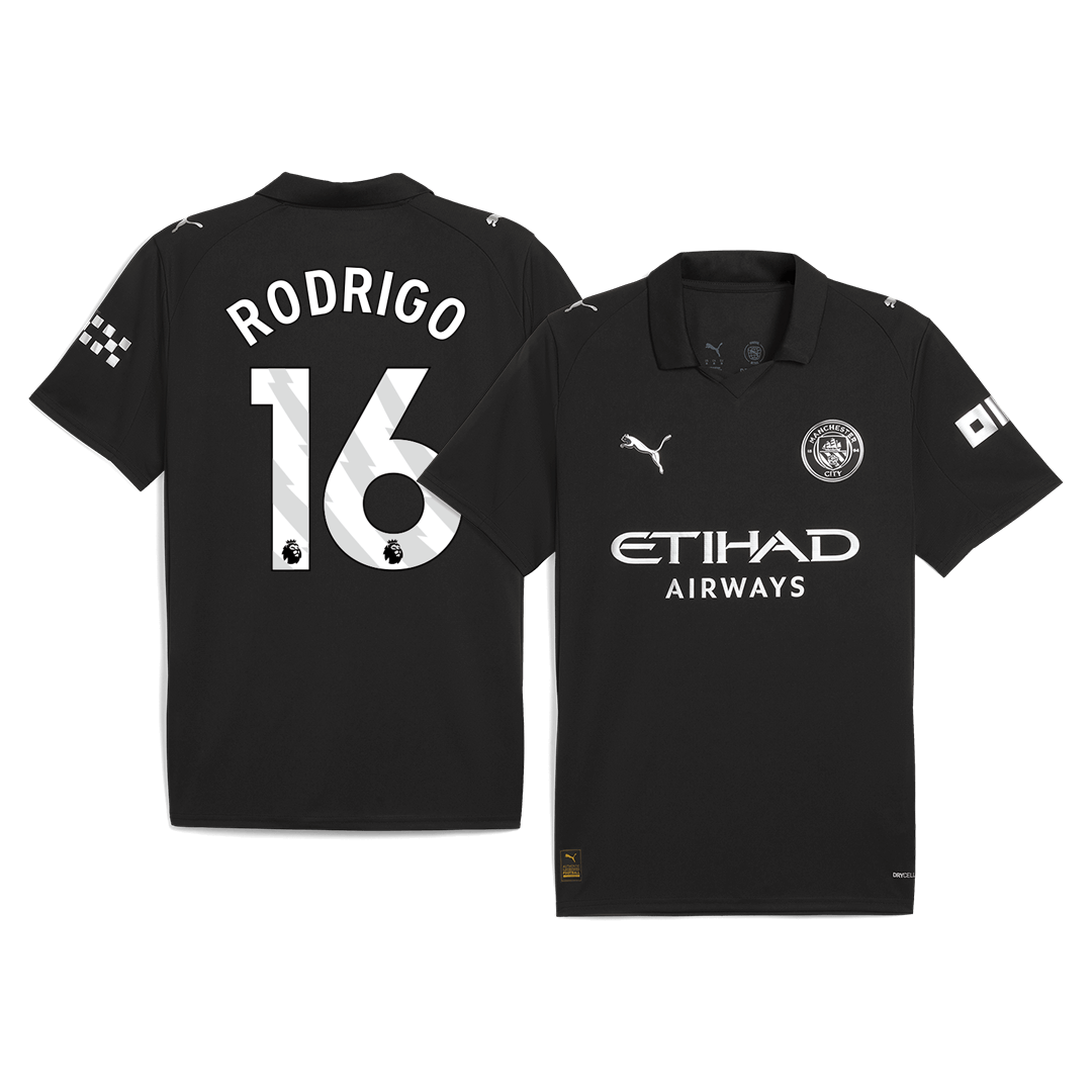Venkovní Fotbalový Dres Manchester City 25/26 RODRIGO #16