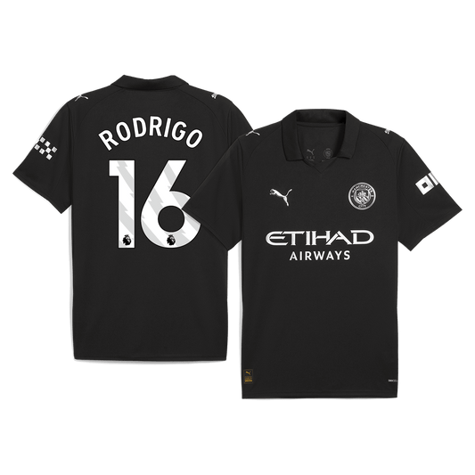 Venkovní Fotbalový Dres Manchester City 25/26 RODRIGO #16