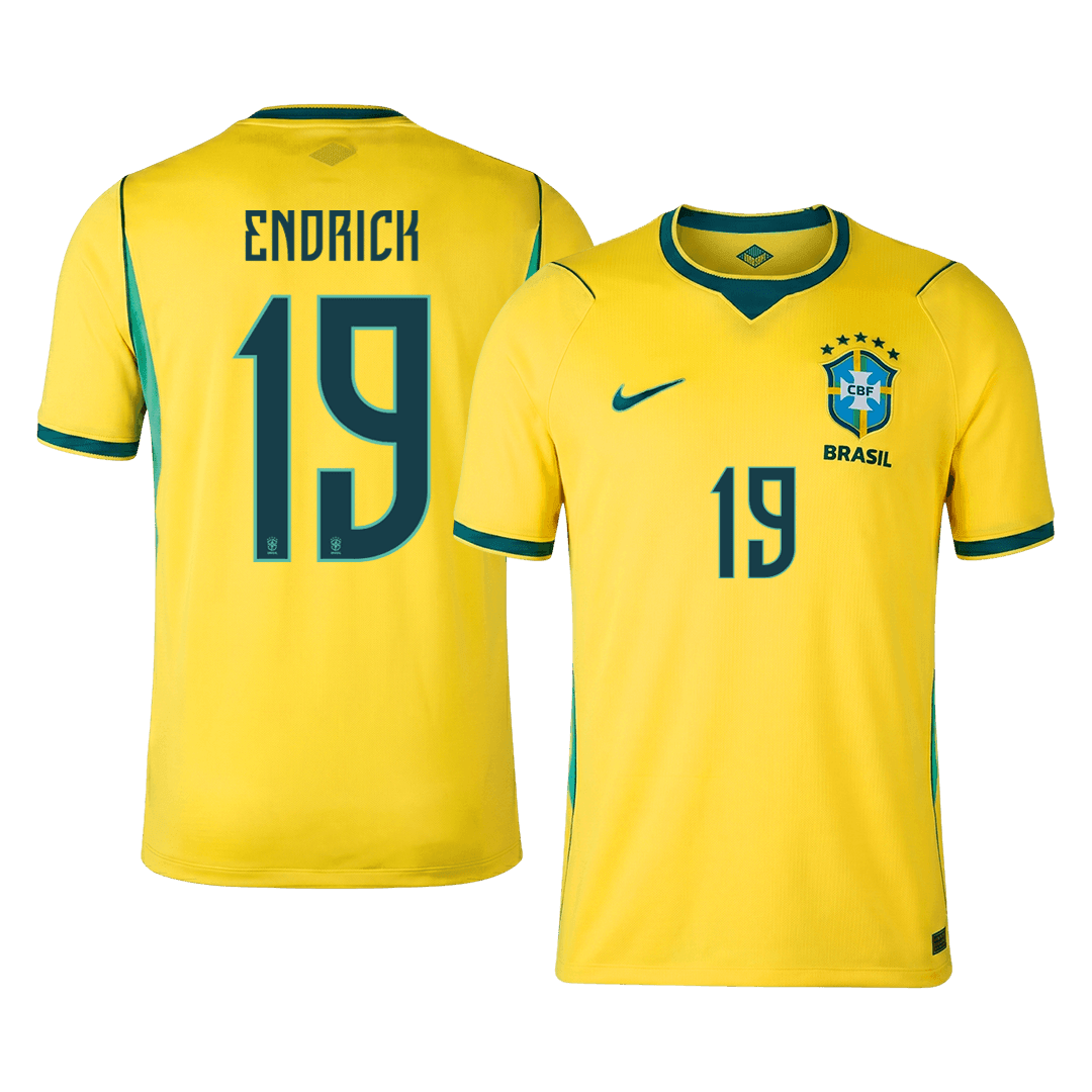 Brazílie domácí fotbalový dres MS 2026 ENDRICK #19