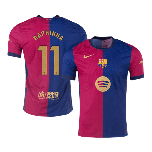 Domácí Fotbalový Dres Barcelona 24/25 Authentic RAPHINHA #11