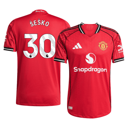 Domácí Fotbalový Dres Manchester United 25/26 Authentic ŠEŠKO #30