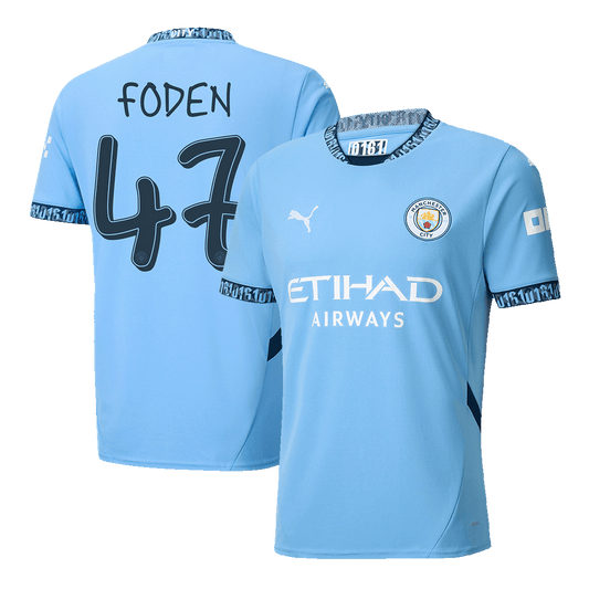 Domácí Fotbalový Dres Manchester City 24/25 FODEN #47 UCL