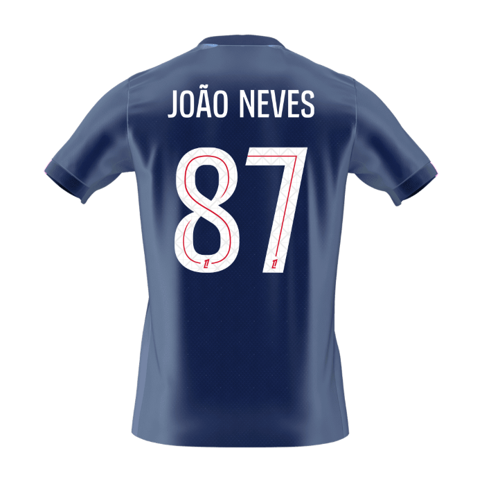 PSG domácí fotbalový dres 2025/26 JOÃO NEVES #87