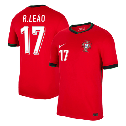 Domácí Fotbalový Dres Portugal 2024 R.LEÃO #17