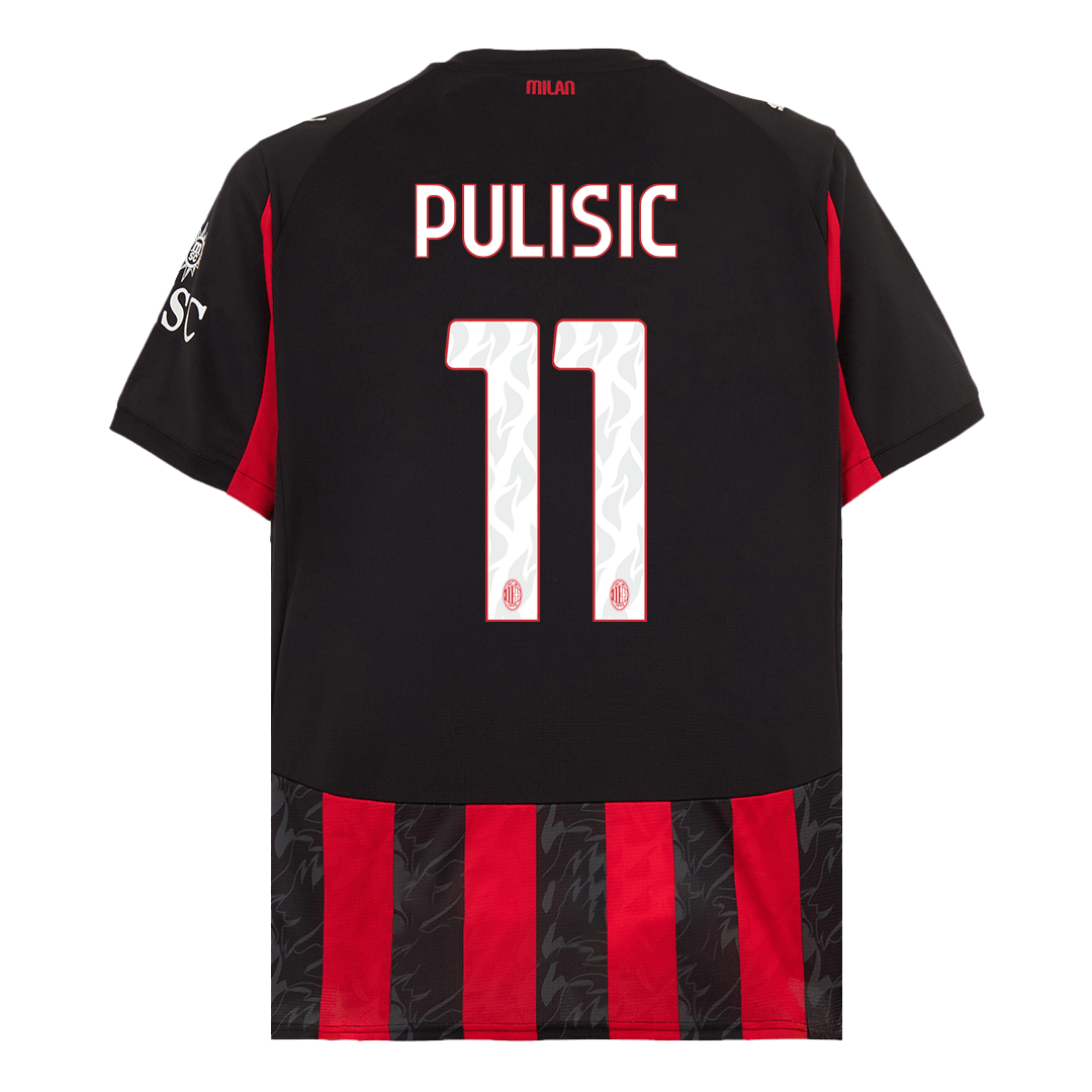 Domácí Fotbalový Dres AC Milán 25/26 PULISIC #11