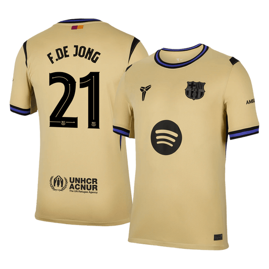 Venkovní Fotbalový Dres Barcelona 25/26 F.DE JONG #21 UCL