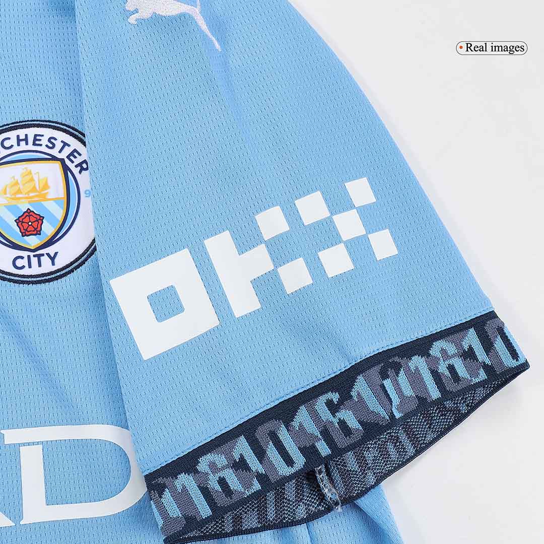 Domácí Fotbalový Dres Manchester City 24/25 HAALAND #9 UCL