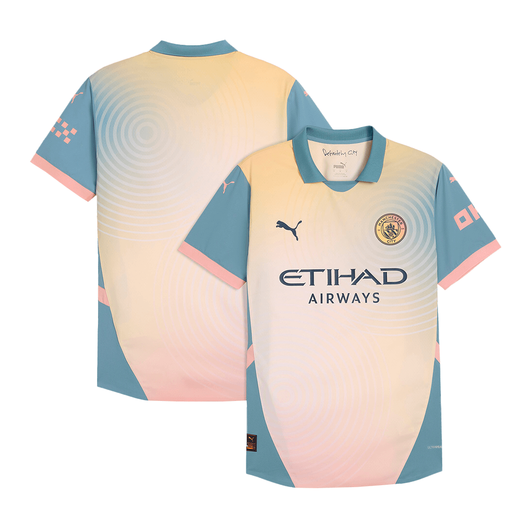 Čtvrtý Fotbalový Dres Manchester City 24/25 Authentic - Definitely City