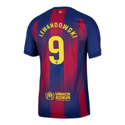 Domácí Fotbalový Dres Barcelona 25/26 Authentic LEWANDOWSKI #9