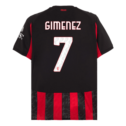 Domácí Fotbalový Dres AC Milán 25/26 GIMENEZ #7