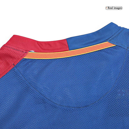 Domácí Retro Dres Barcelona 2008/09 Long Sleeve A.INIESTA #8 - UCL Final