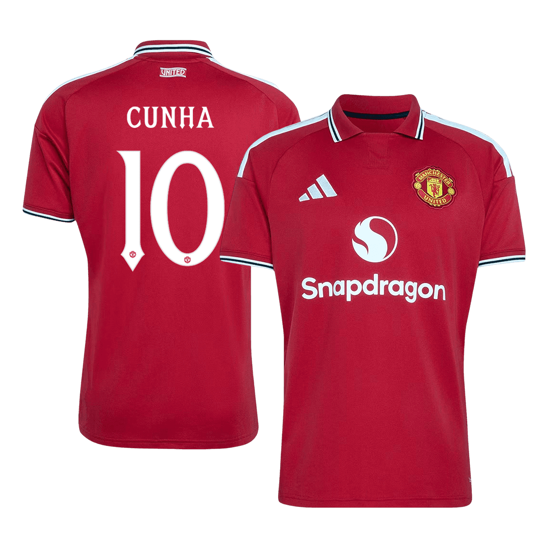 Manchester United domácí fotbalový dres 2026/27 CUNHA #10 UCL