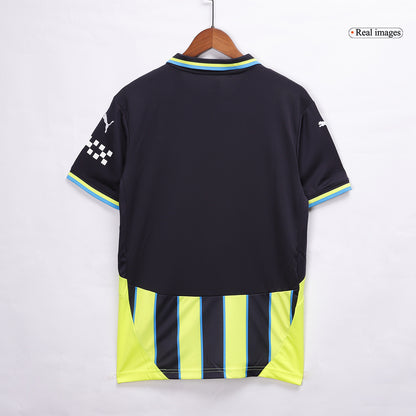 Venkovní Fotbalový Dres Manchester City 24/25 HAALAND #9 UCL