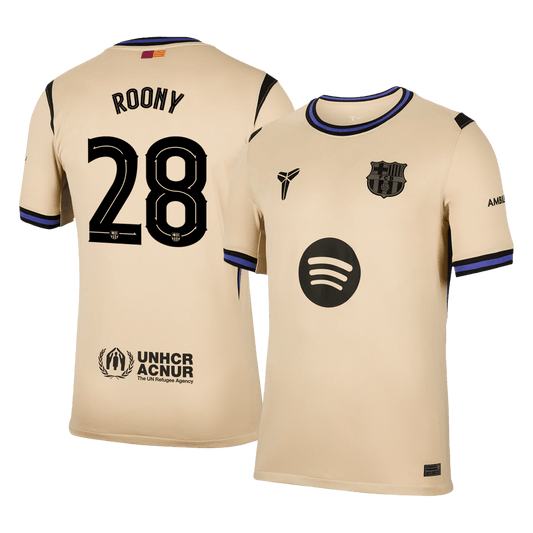 Barcelona venkovní fotbalový dres 2025/26 ROONY #28