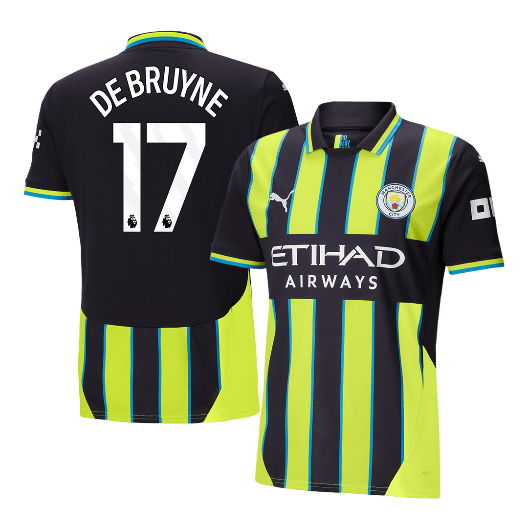 Venkovní Fotbalový Dres Manchester City 24/25 DE BRUYNE #17