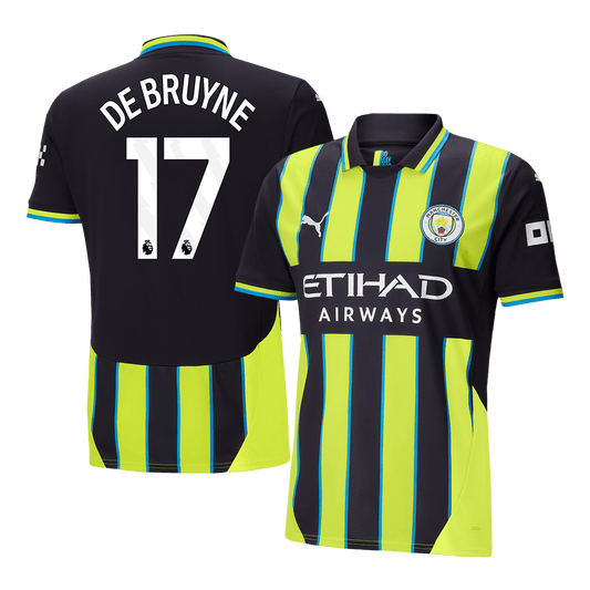 Venkovní Fotbalový Dres Manchester City 24/25 DE BRUYNE #17